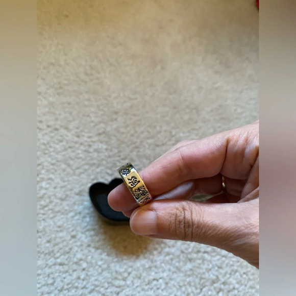 Vintage Rare Tim Burton The Corpses Bride collector wedding ring set. - Picture 10 of 15